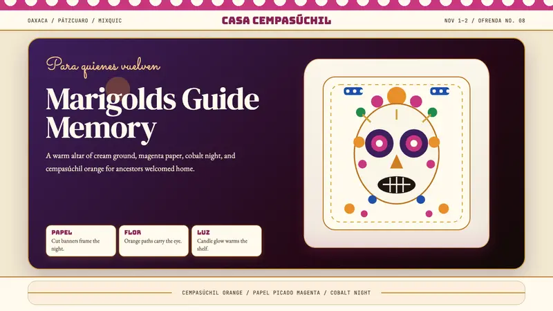 Día de los Muertos — design style preview
