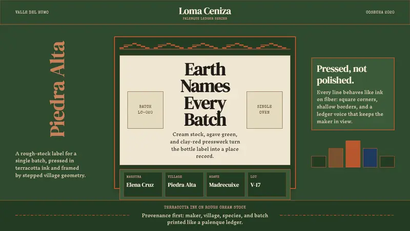 Mexican Mezcal Craft — design style preview