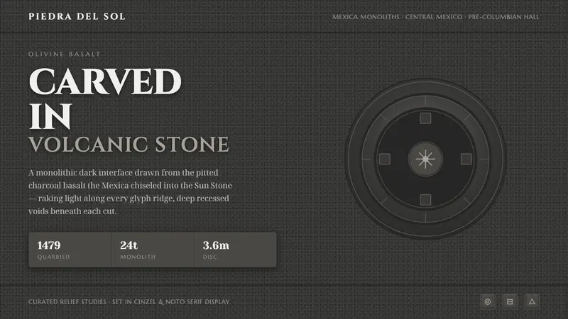 Mexican Volcanic Stone — Cover