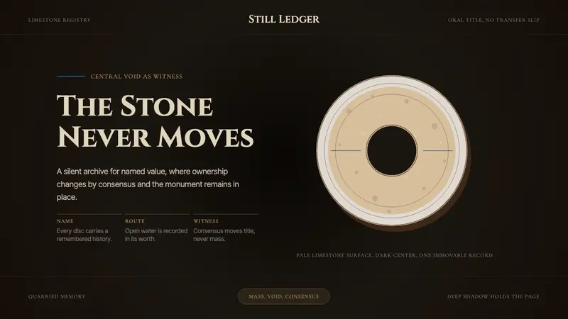 Yapese Stone Money (Micronesia) — design style preview