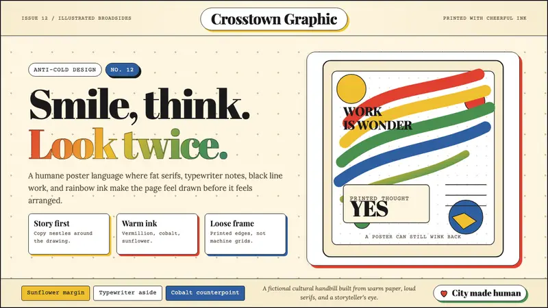Milton Glaser / Push Pin — design style preview