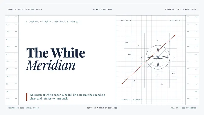 Moby-Dick (1851) — design style preview