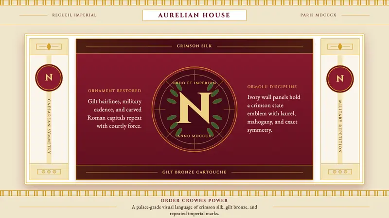 Napoleonic Empire Style — design style preview
