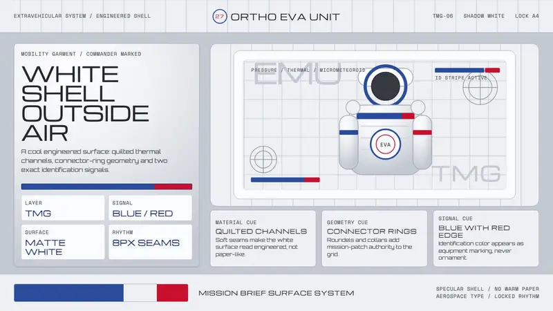 NASA EMU Spacesuit — design style preview