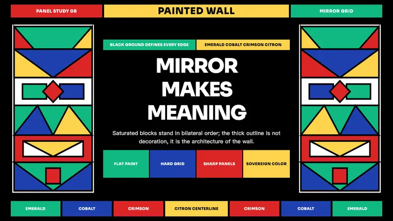 Ndebele Geometric Mural — Cover