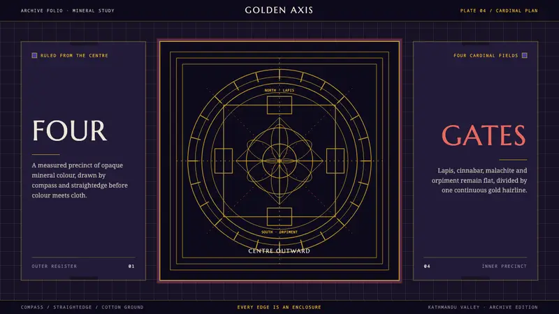 Newar Mandala — design style preview
