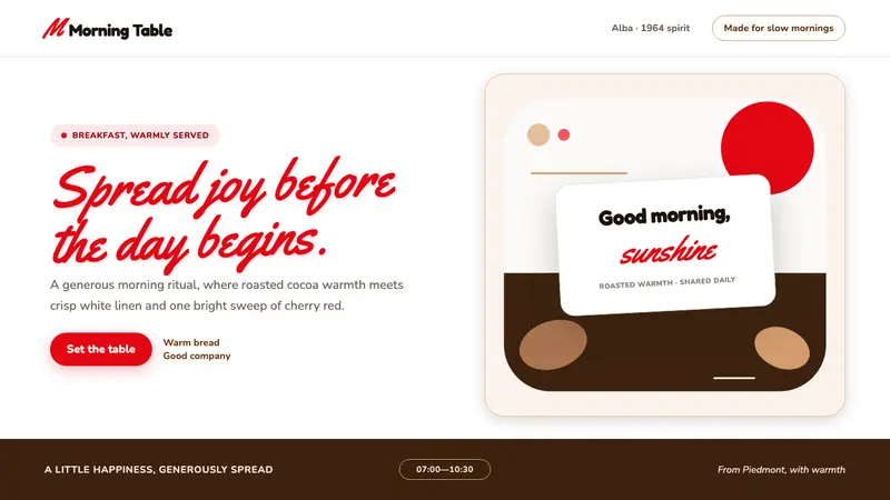 Nutella (1964) — design style preview