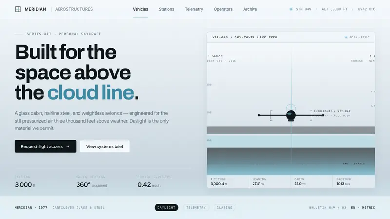 Oblivion Sky Tower — design style preview