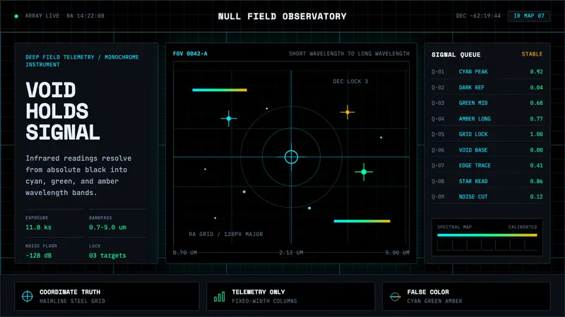 Deep Space Observatory — design style preview
