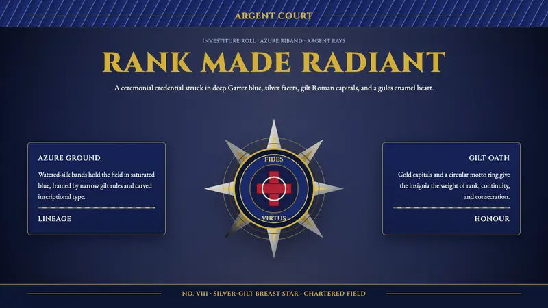 Order of Chivalry Star — design style preview