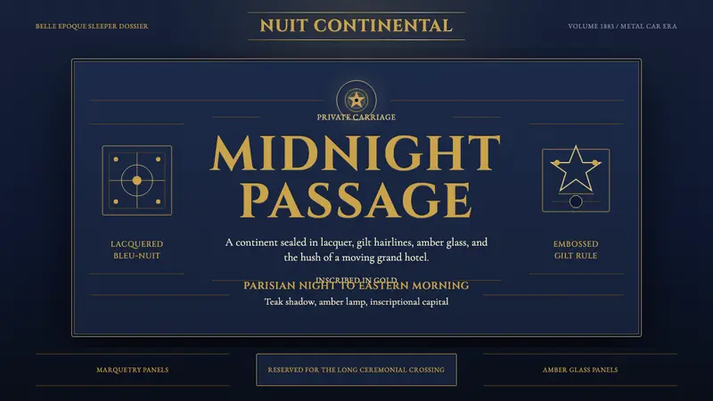 Orient Express — design style preview