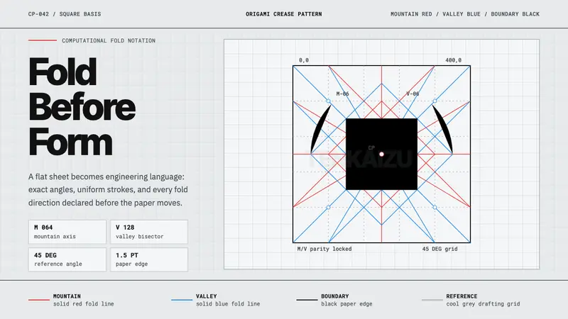 Origami Crease Pattern — design style preview