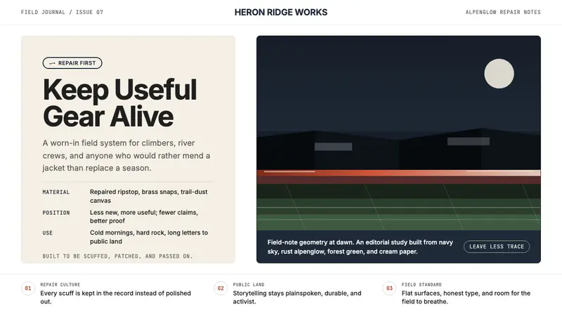 Patagonia — design style preview