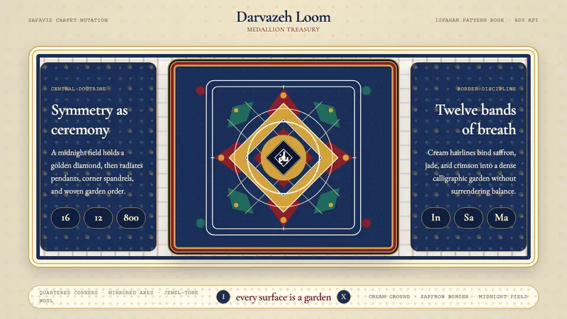 Persian Isfahan Carpet — design style preview