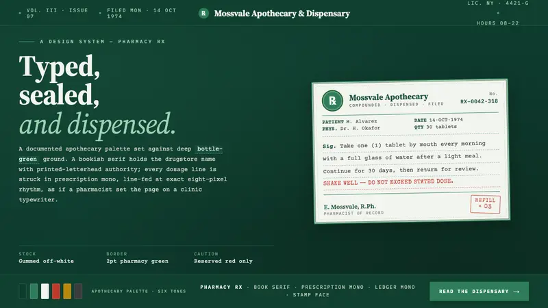 Pharmacy Rx — Cover