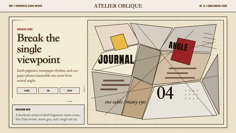 Picasso Cubism — design style preview