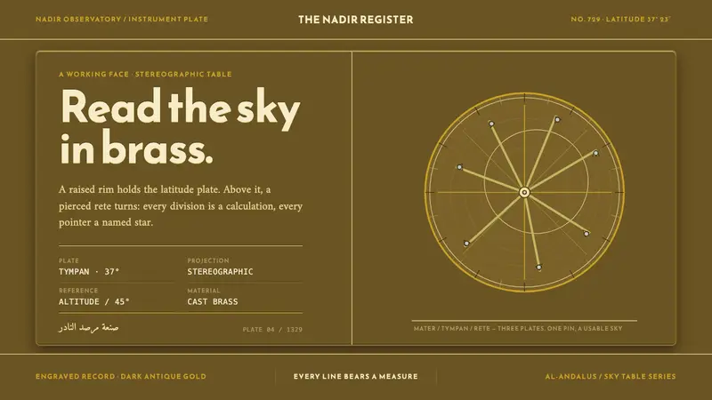 Planispheric Astrolabe — Cover