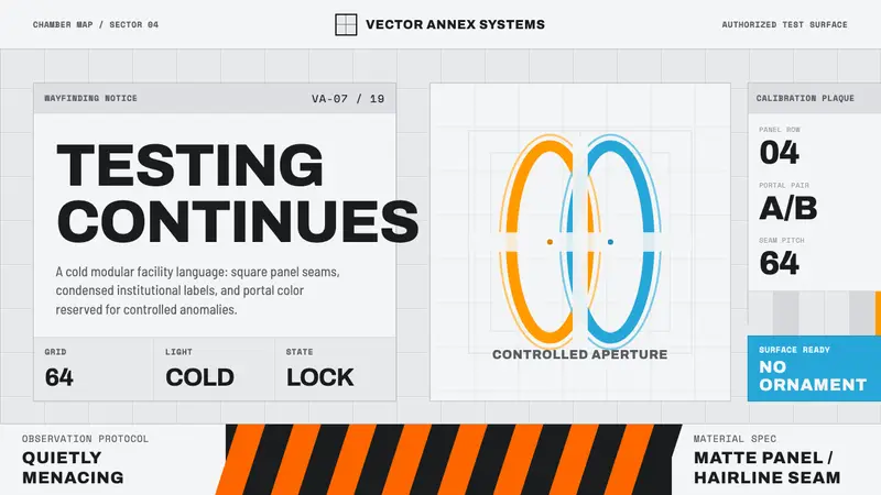 Aperture Science — design style preview