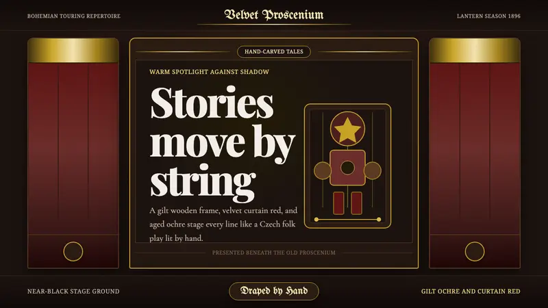 Marionette Theater — design style preview