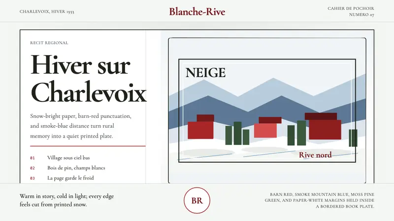Quebec Clarence Gagnon Folk Naïf — Cover