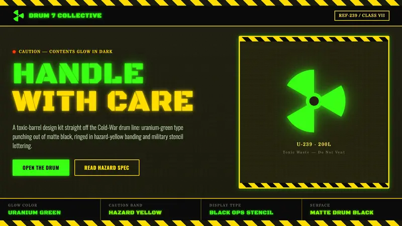 Radioactive Trefoil Sign — Cover