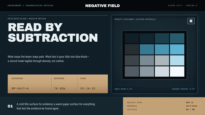Radiograph Film Jacket — design style preview