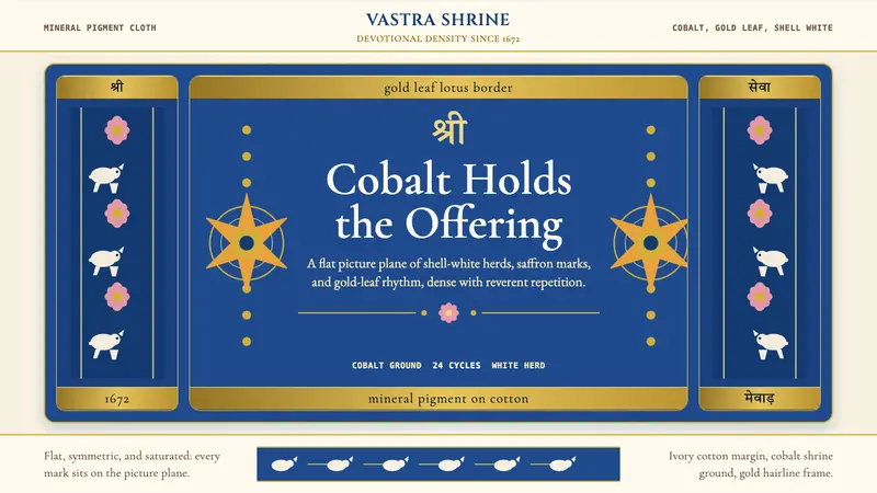 Rajasthani Pichwai (Nathdwara) — design style preview