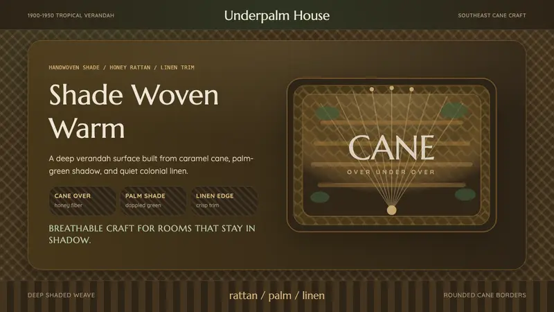 Rattan & Wicker — design style preview