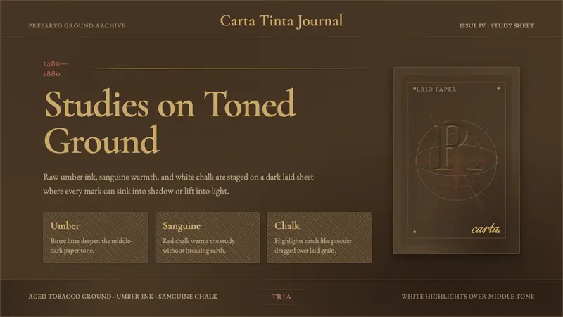 Raw Umber Sketchbook — design style preview