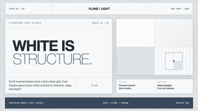 Richard Meier White Architecture — design style preview