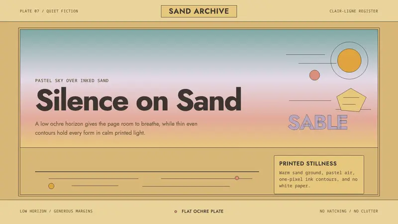 Sable (Mœbius) — design style preview