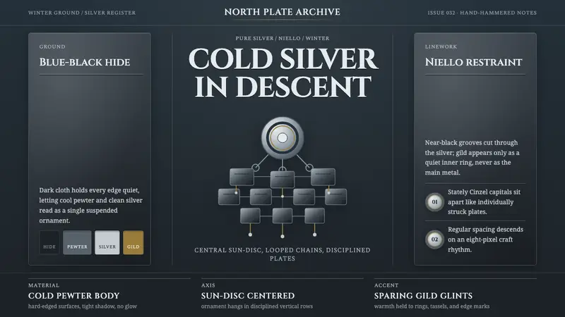 Sakha Yakut Silver Breastplate — design style preview