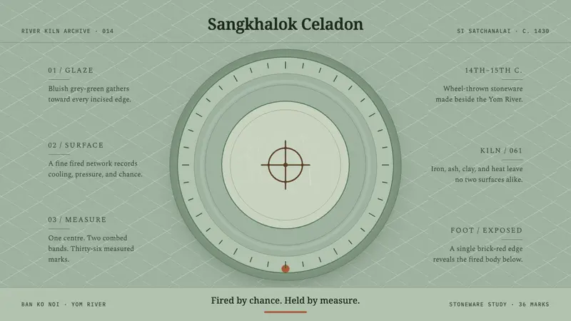 Sangkhalok Celadon — design style preview
