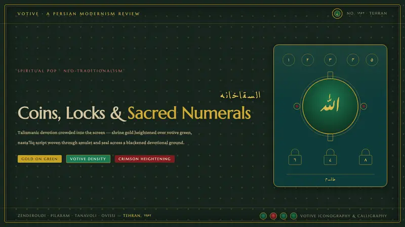 Saqqakhaneh Movement — design style preview