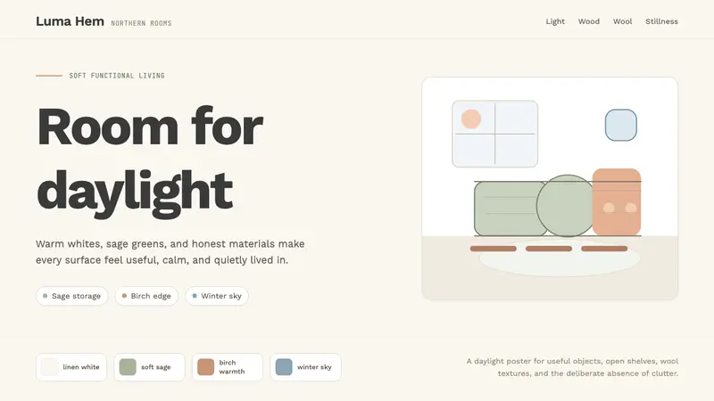 Scandi Hygge (IKEA) — design style preview