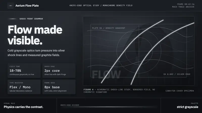 Schlieren Shadowgraph — design style preview