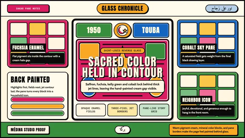 Senegalese Sous-Verre — design style preview