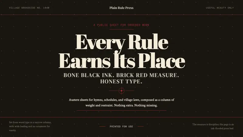 Shaker Broadside Print — Cover