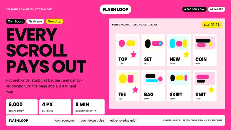 Shein Fast Fashion — design style preview