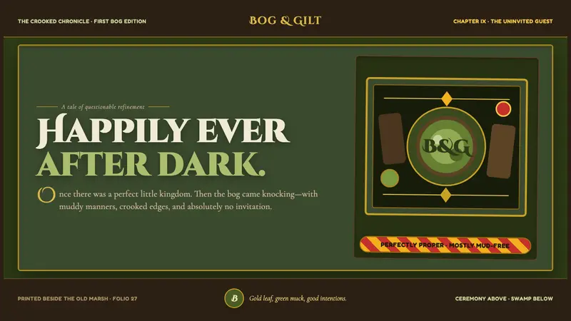 Shrek Swamp (2001) — design style preview