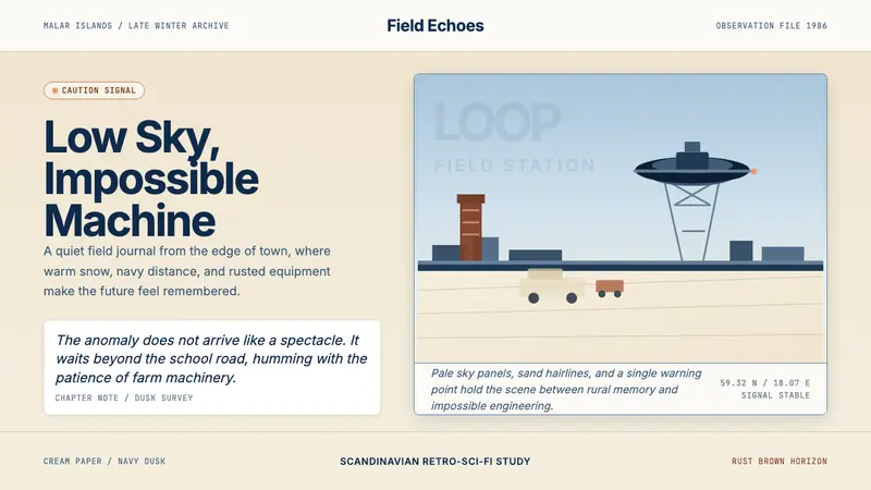 Simon Stålenhag — Tales from the Loop — design style preview
