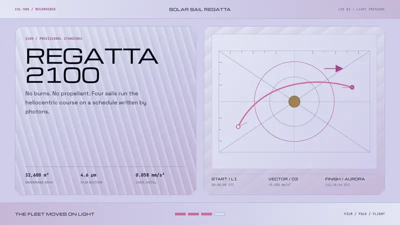 Solar Sail Regatta — Cover