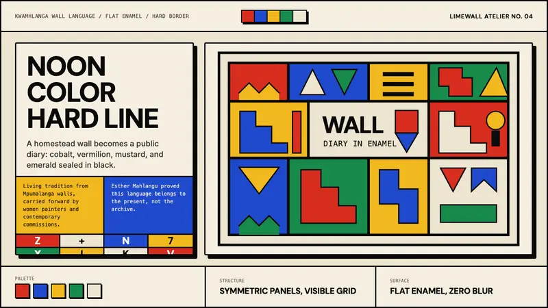 South African Ndebele House Paint — Cover