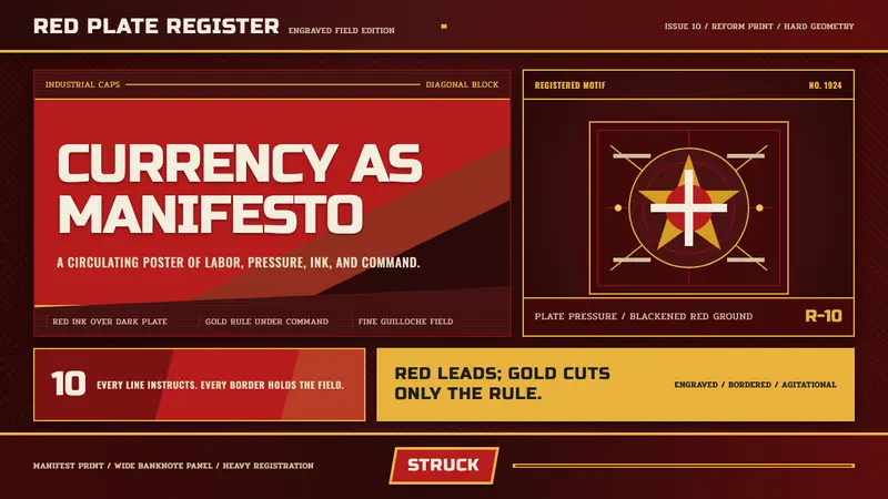Soviet Ruble — design style preview