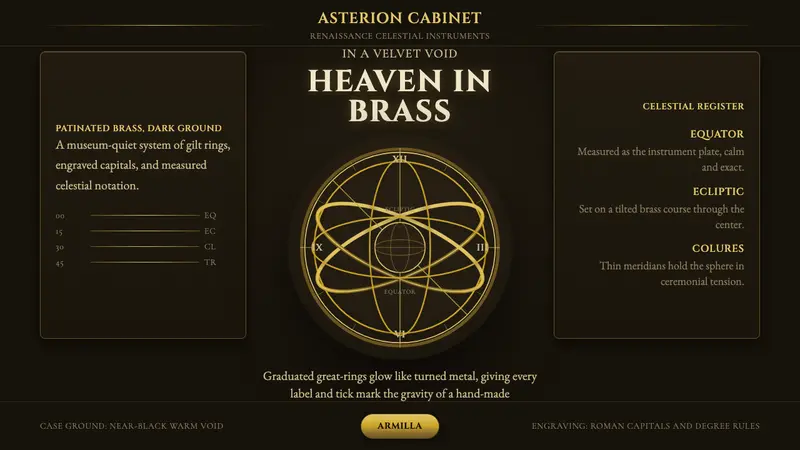 Armillary Sphere — design style preview