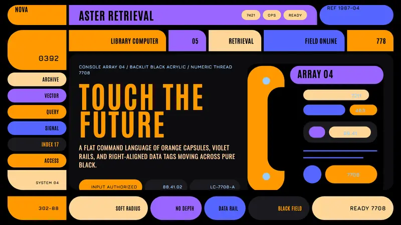 Star Trek LCARS — design style preview