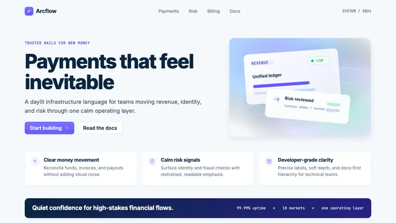 Stripe 2024 — design style preview