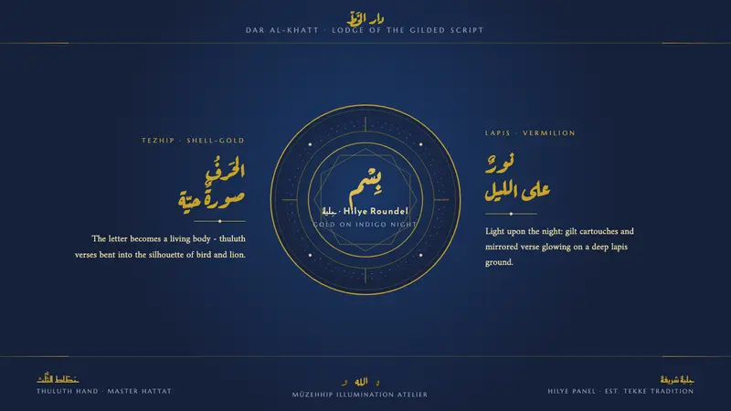 Sufi Zoomorphic Calligraphy — design style preview