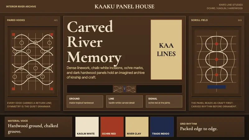 Suriname Maroon Tembe — design style preview