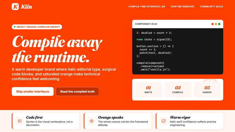 Svelte Compiler Orange — Cover